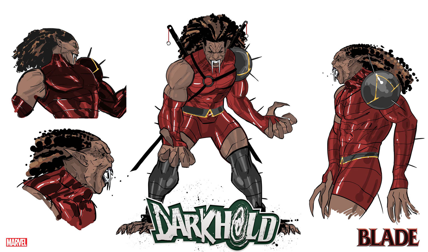 Image: Darkhold: Blade #1 (incentive 1:10 Design cover - Tormey)  [2021] - Marvel Comics
