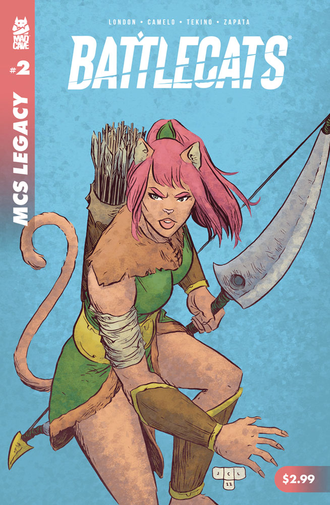 Image: Mad Cave Studios Legacy: Battlecats #2 (cover B - Lonergan) - Mad Cave Studios