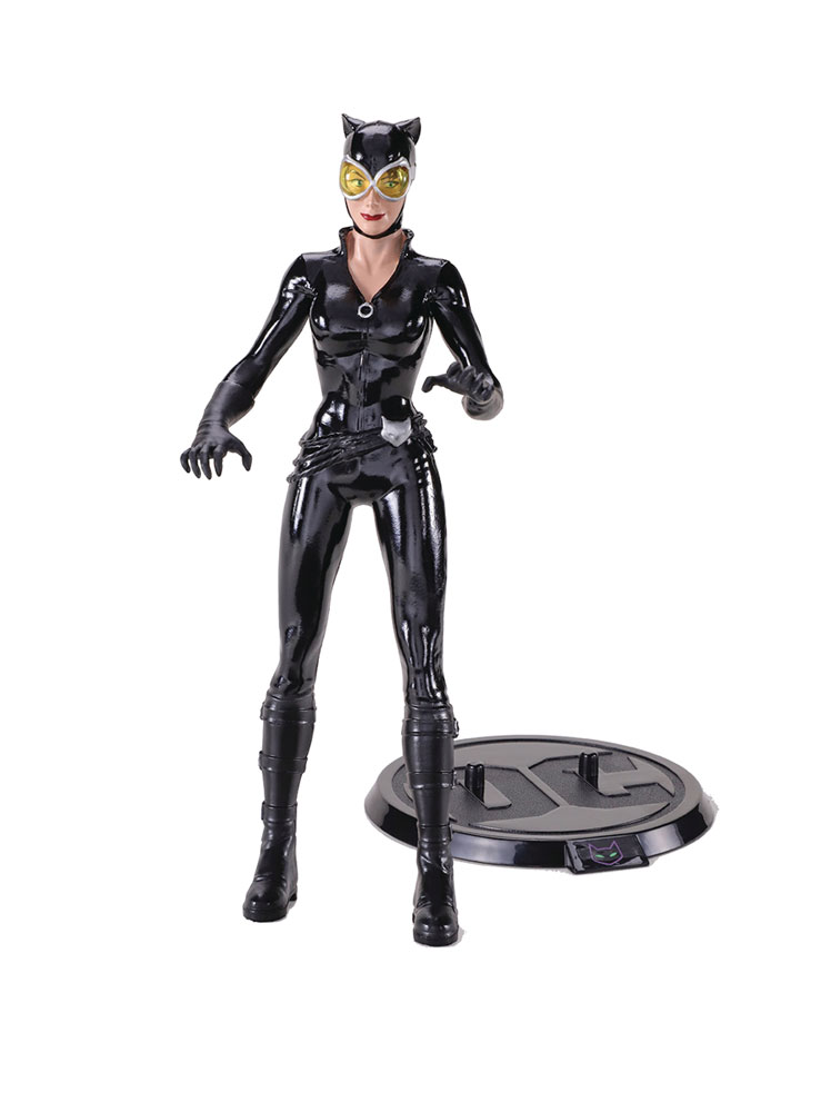 Image: DC Comic Bendy Figure: Catwoman  - The Noble Collection