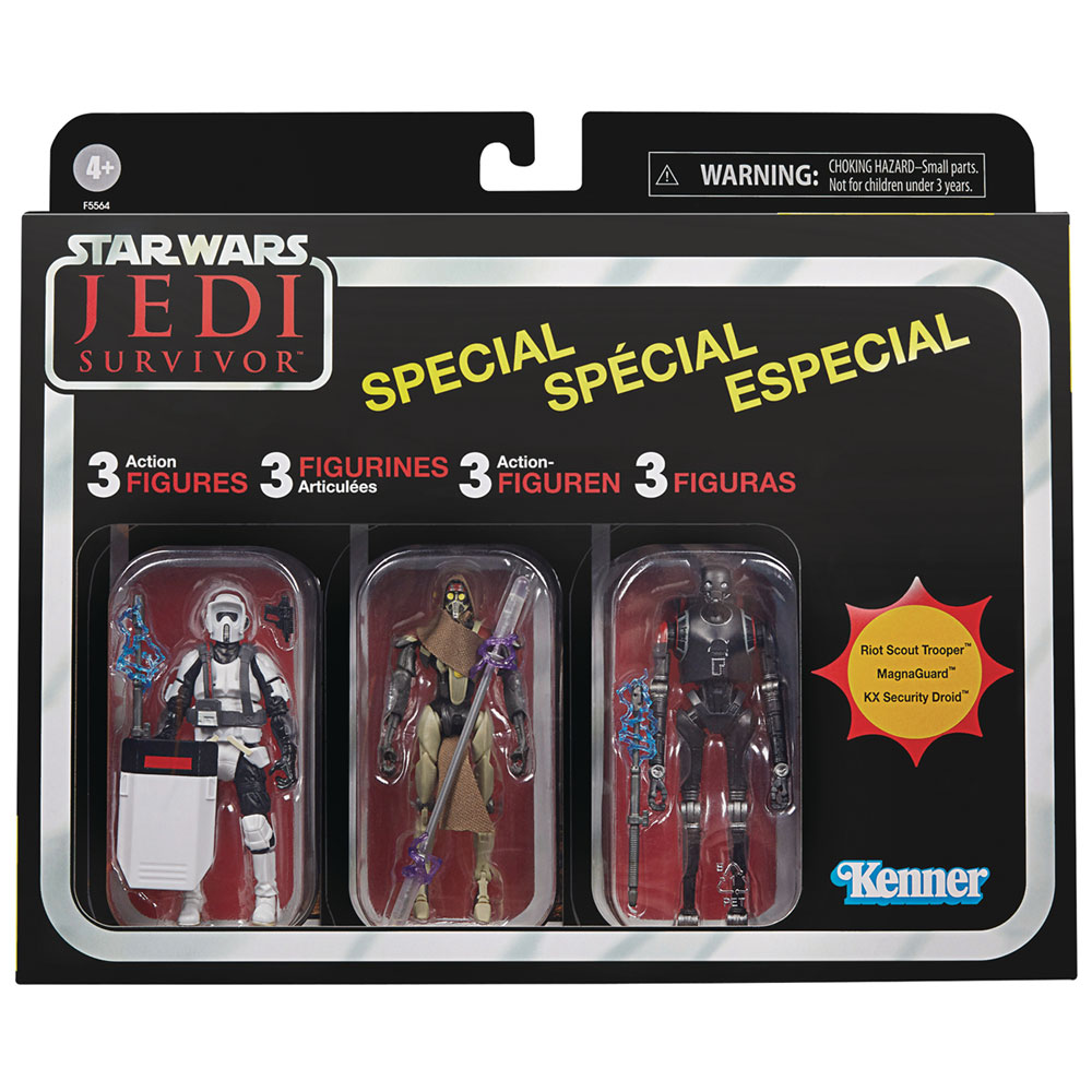 Star Wars Jedi Survivor Vintage (33/4inch) Action Figure Multipack