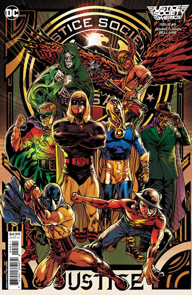 Image: Justice Society of America #8 (cover B cardstock - Tony Harris) - DC Comics