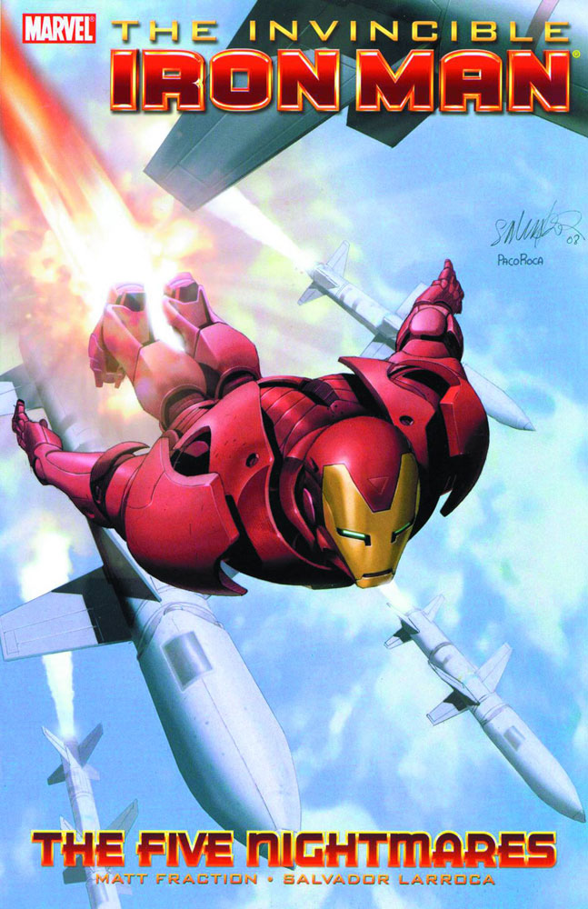 Image: Invincible Iron Man Vol. 01: Five Nightmares SC  (variant ed. 2) - Marvel Comics