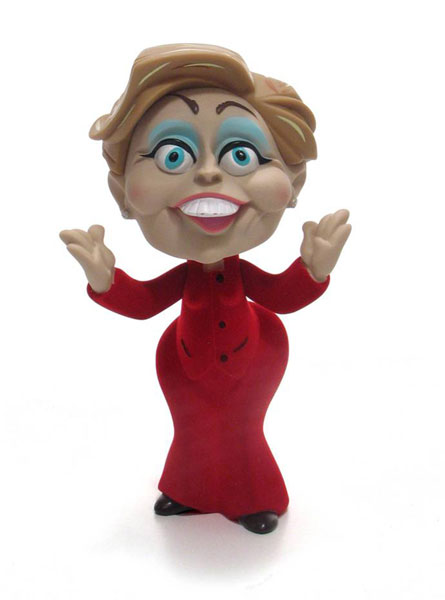 Image: John K's Election '08 Vinyl Toy: Hillary Rodham Clinton  - 