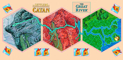 Settlers of Catan: The Great River Expansion Pack - Westfield Comics