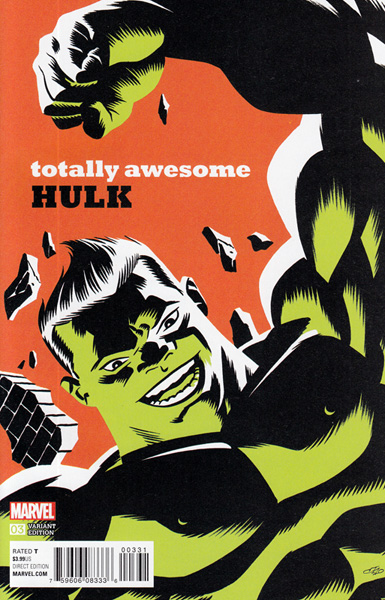 Image: Totally Awesome Hulk #3 (1:20 incentive cover - Michael Cho) - Marvel Comics