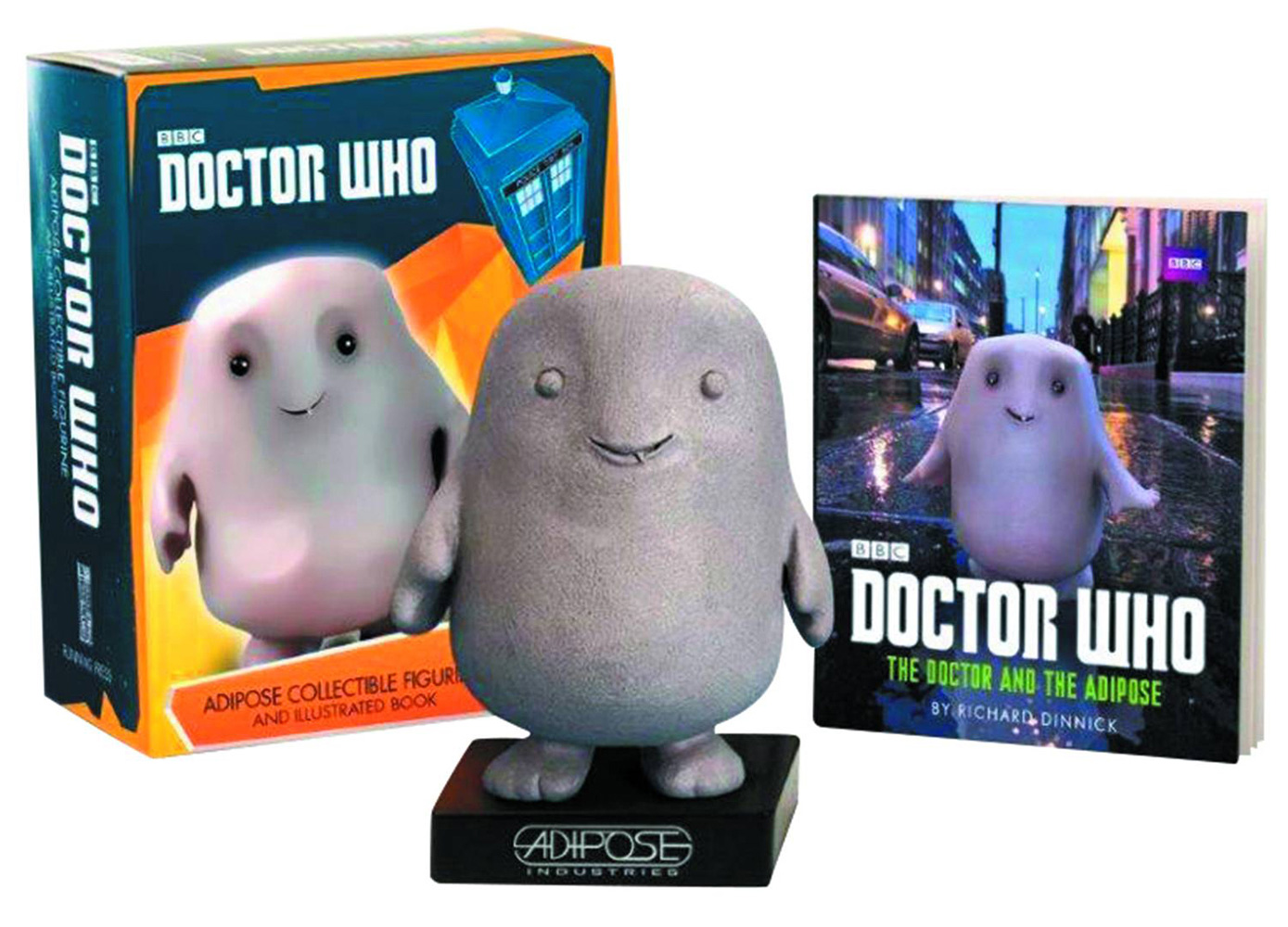 Doctor Who Adipose Collectible Figurine & Illustrated Book Kit 