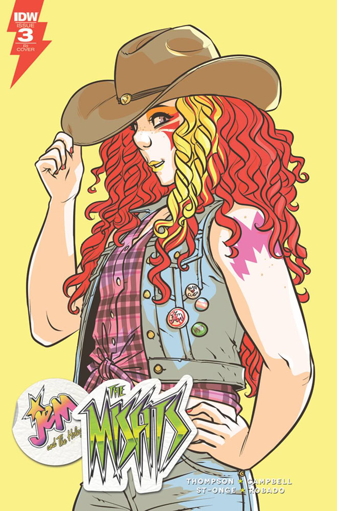 Image: Jem: The Misfits #3 (incentive cover - Sophie Campbell) (10-copy)  [2017] - IDW Publishing