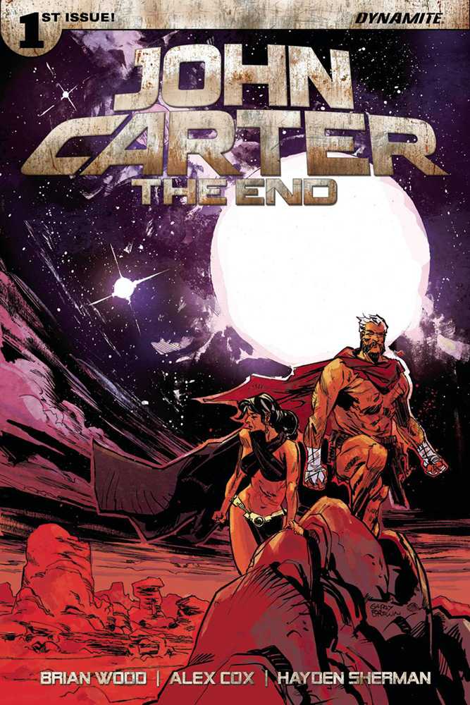 Image: John Carter: The End #1 (cover A - Brown)  [2017] - Dynamite