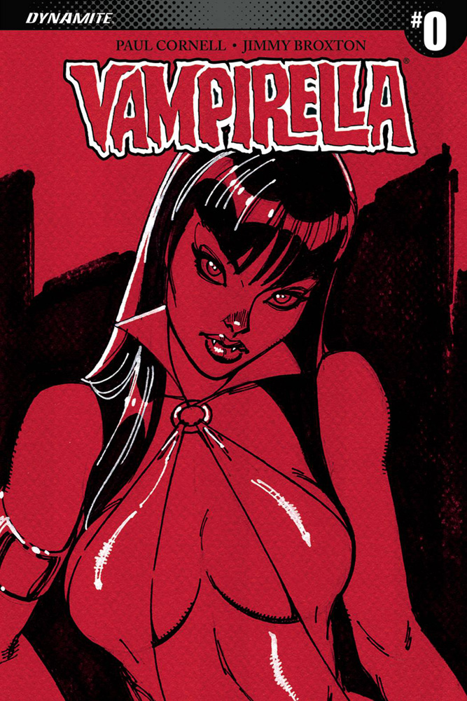 Image: Vampirella Vol. 04 #0 (cover C incentive - Campbell Sneak Peek) (100-copy)  [2017] - Dynamite