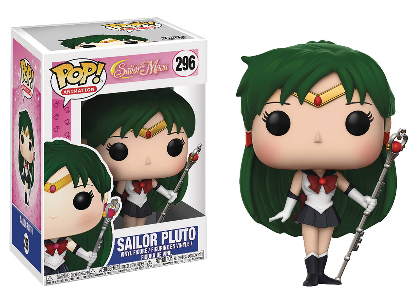 Image: Pop! Sailor Moon Vinyl Figure: Sailor Pluto  - Funko