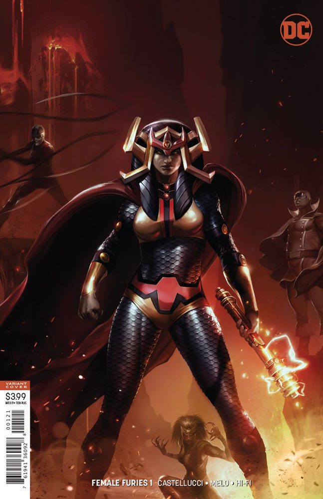 Image: Female Furies #1 (variant cover - Francesco Mattina) - DC Comics