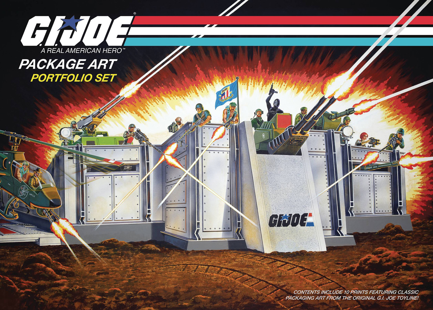 Image: G.I. Joe Package Art Portfolio Set  - IDW Publishing