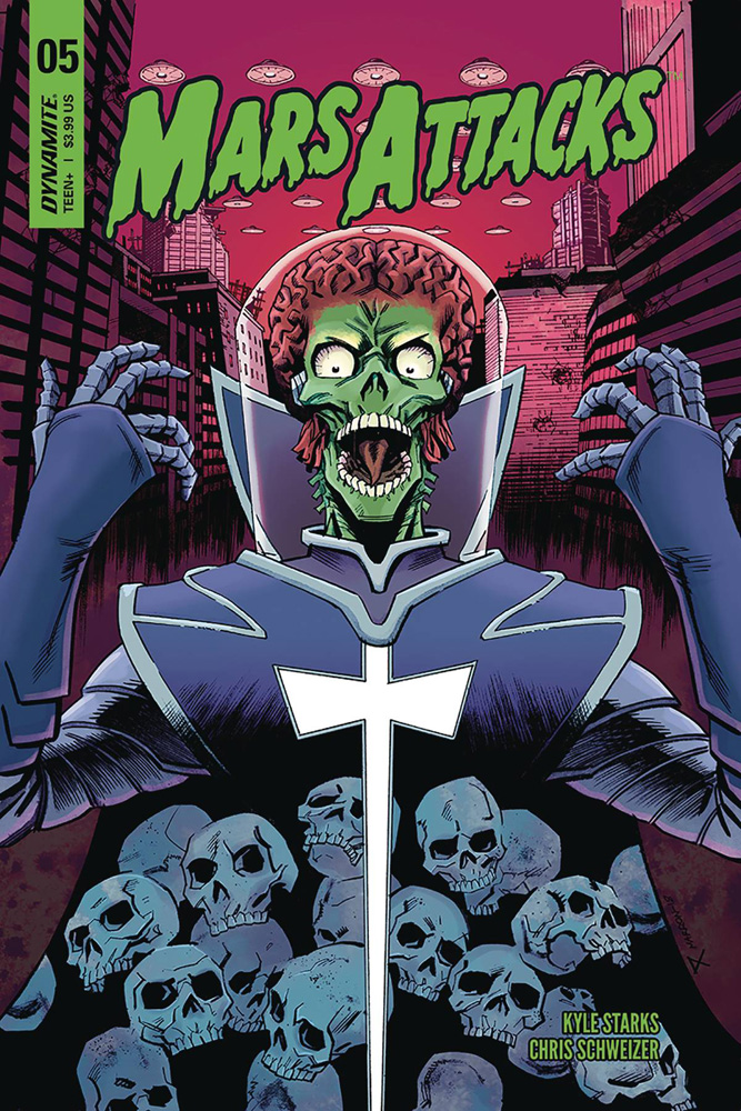 Image: Mars Attacks #5 (cover C - Marron) - Dynamite