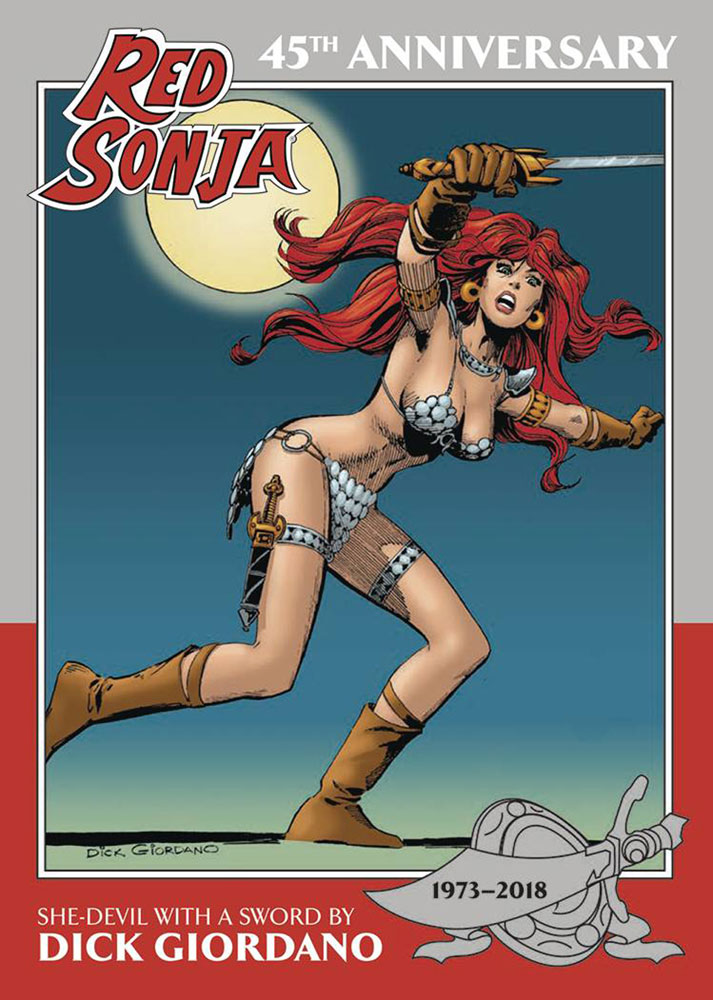 Image: Red Sonja 45th Anniversary Trading Cards: Giordano Promo  - Dynamite