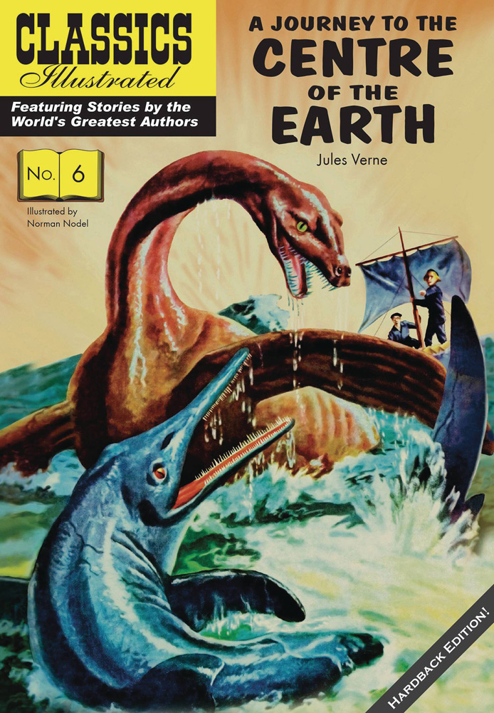 Image: Classics Illustrated: A Journey to the Centre of the Earth HC  - Classics Illustrated