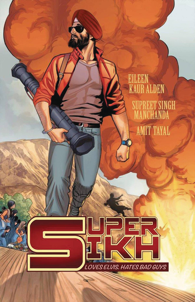 Image: Super Sikh Vol. 01: Loves Elvis, Hates Bad Guys SC  - Rosarium Publishing