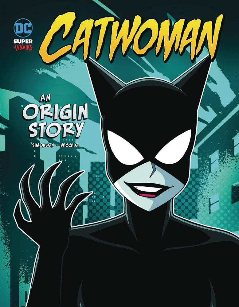 Image: DC Super Villains Origins: Catwoman SC  - Stone Arch Books