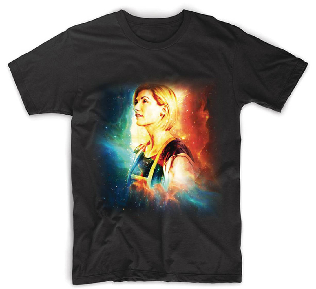 Image: Doctor Who T-Shirt: 13th Doctor - Galaxy Effect [Ladies]  (S) - Titan Books Uk