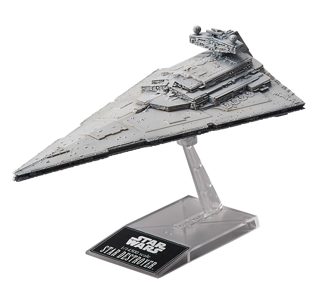 Image: Star Wars Plastic Model Kit: Star Destroyer  (1/14500 scale) - Bandai Hobby