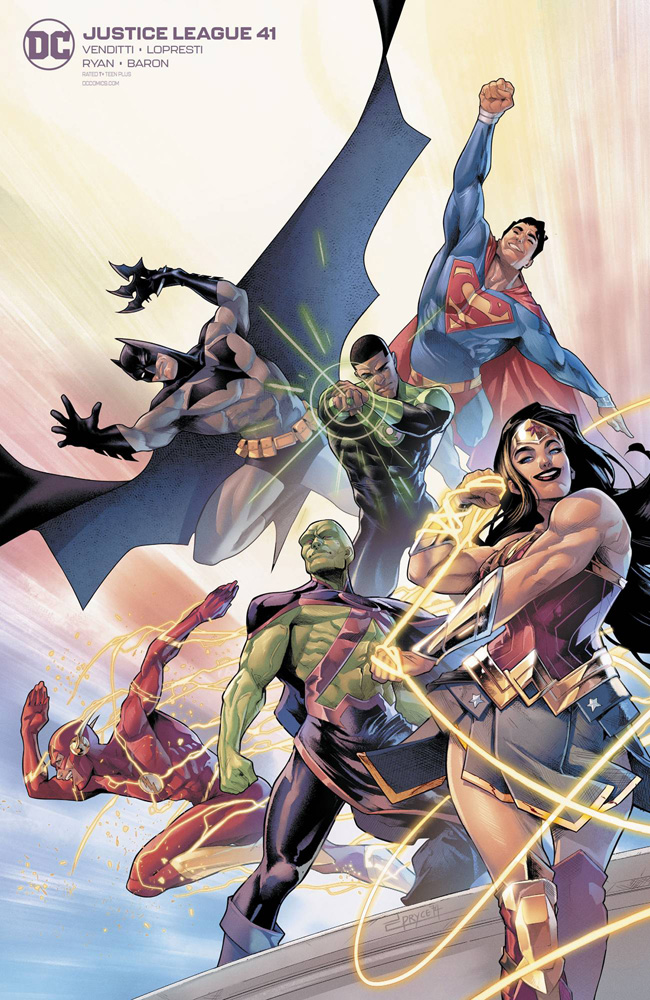 Justice League #47 Jim Lee Color Variant Cover [DC Comic]