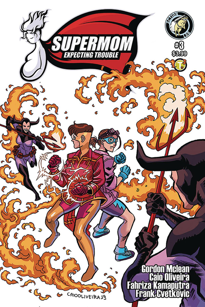 Image: Supermom Expecting Trouble #3 - Action Lab Entertainment