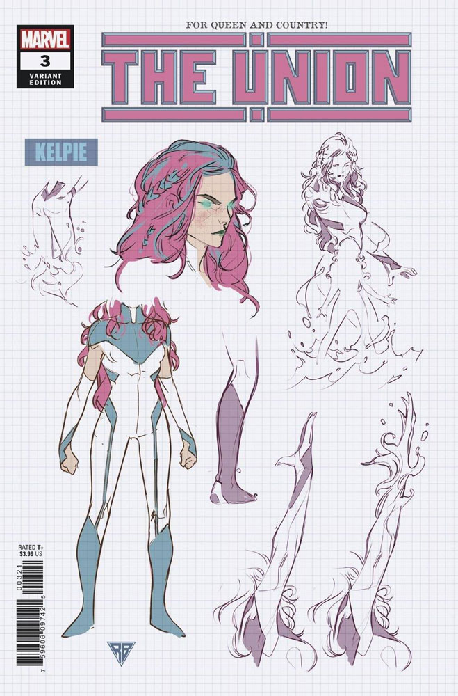 Image: The Union #3 (incentive 1:10 Design cover - Silva)  [2021] - Marvel Comics