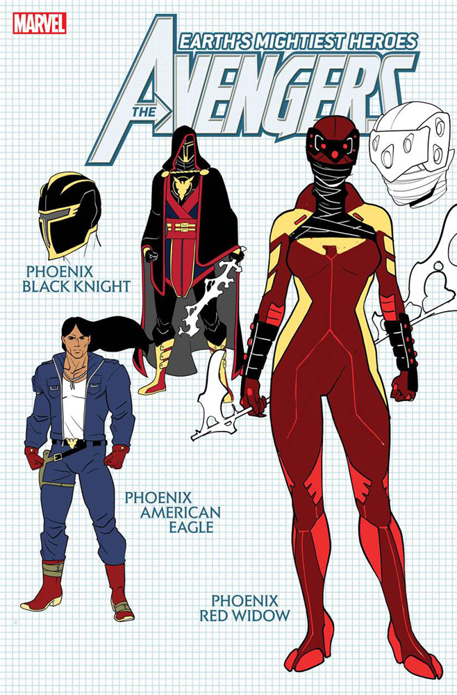 Image: Avengers #42 (incentive 1:10 Design cover - Garron)  [2021] - Marvel Comics