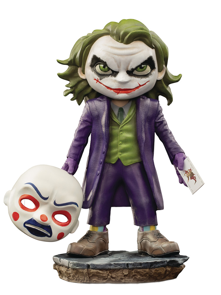 Image: Batman: Dark Knight Minico Vinyl Statue: Joker  - Iron Studios