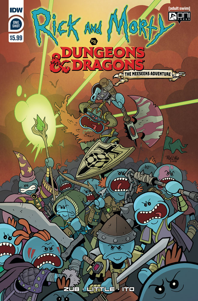 Image: Rick & Morty vs. Dungeons & Dragons: The Meeseeks Adventure  (cover A - Vasquez)  [2022] - IDW Publishing