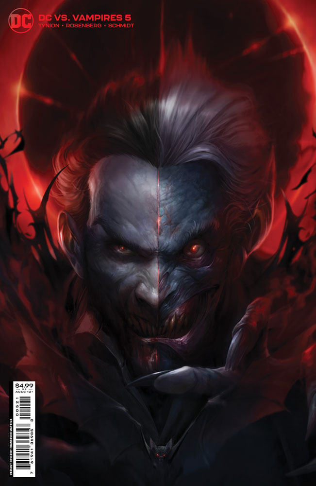 Image: DC vs. Vampires #5 (variant card stock cover - Francesco Mattina) - DC Comics