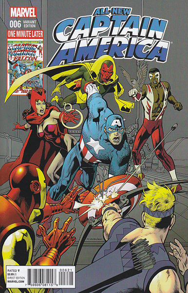 Image: All-New Captain America #6 (Nowlan variant cover - Avengers) - Marvel Comics