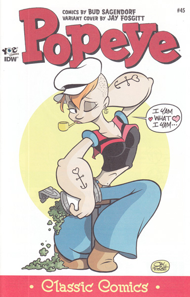 Image: Classic Popeye #45 (variant incentive cover - Jay Fosgitt) (10-copy)  [2016] - IDW Publishing