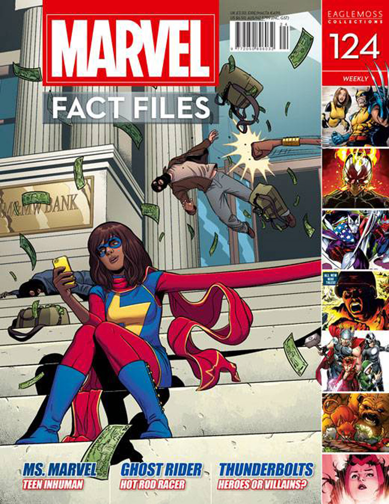 Image: Marvel Fact Files #124 (Ms. Marvel cover) - Eaglemoss Publications Ltd