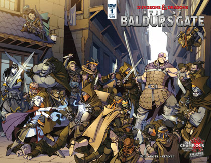 Image: Dungeons & Dragons: Evil at Baldur's Gate #1 (cover A - Dunbar) - IDW Publishing