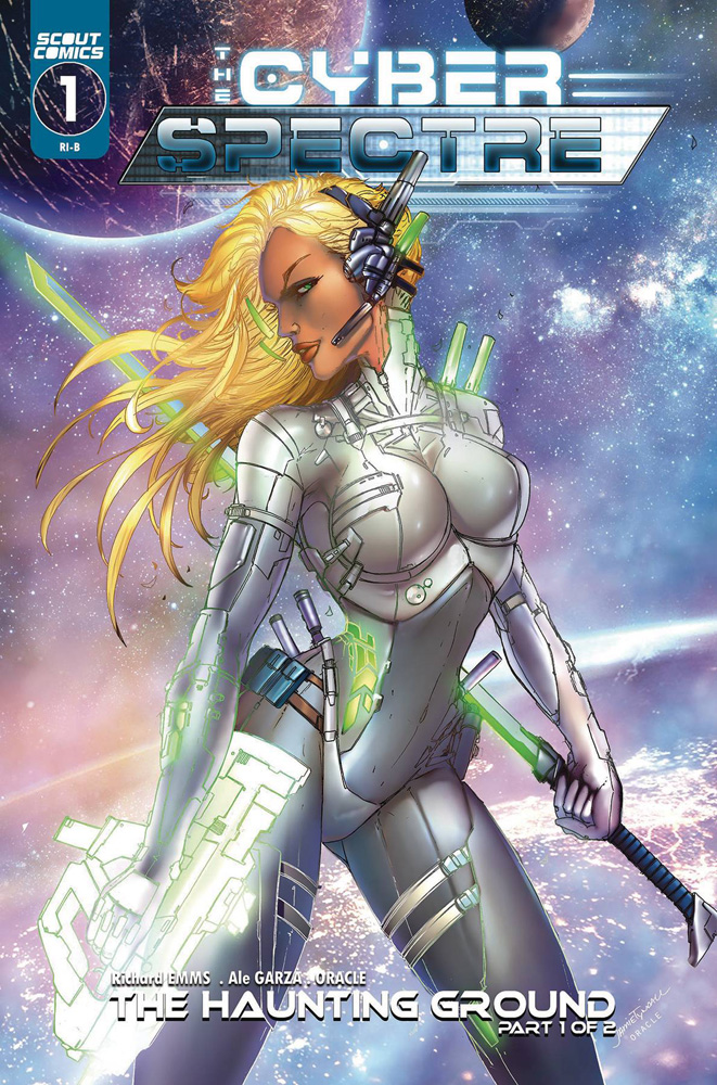 Image: Cyber Spectre #1 (cover B - Jamie Tyndall) - Scout Comics