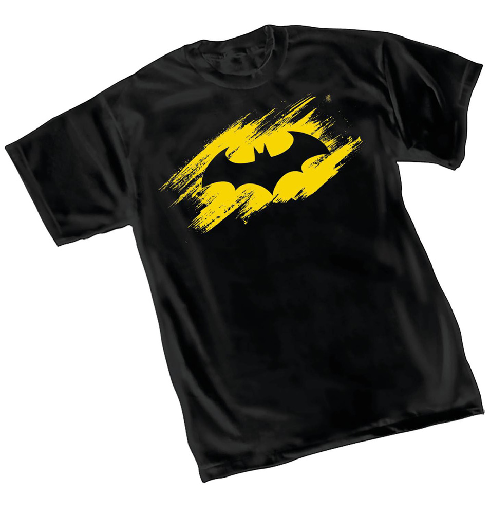 Image: Batman T-Shirt: Sketch Symbol  (XL) - Graphitti Designs