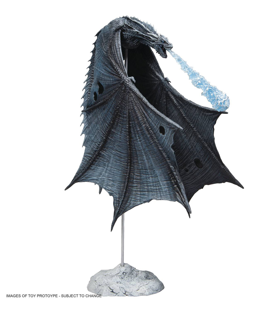 Image: Game of Thrones Viserion Ice Dragon Deluxe Action Figure Case  - Tmp Toys / Mcfarlane's Toys