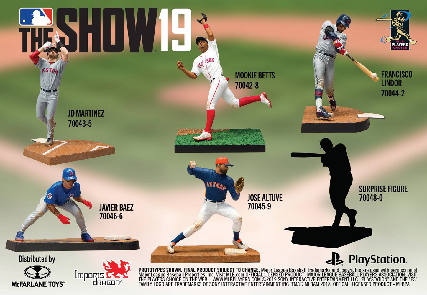 Image: TMP MLB the Show 19 Series 1 Francisco Lindor Action Figure Case  - Tmp Toys / Mcfarlane's Toys