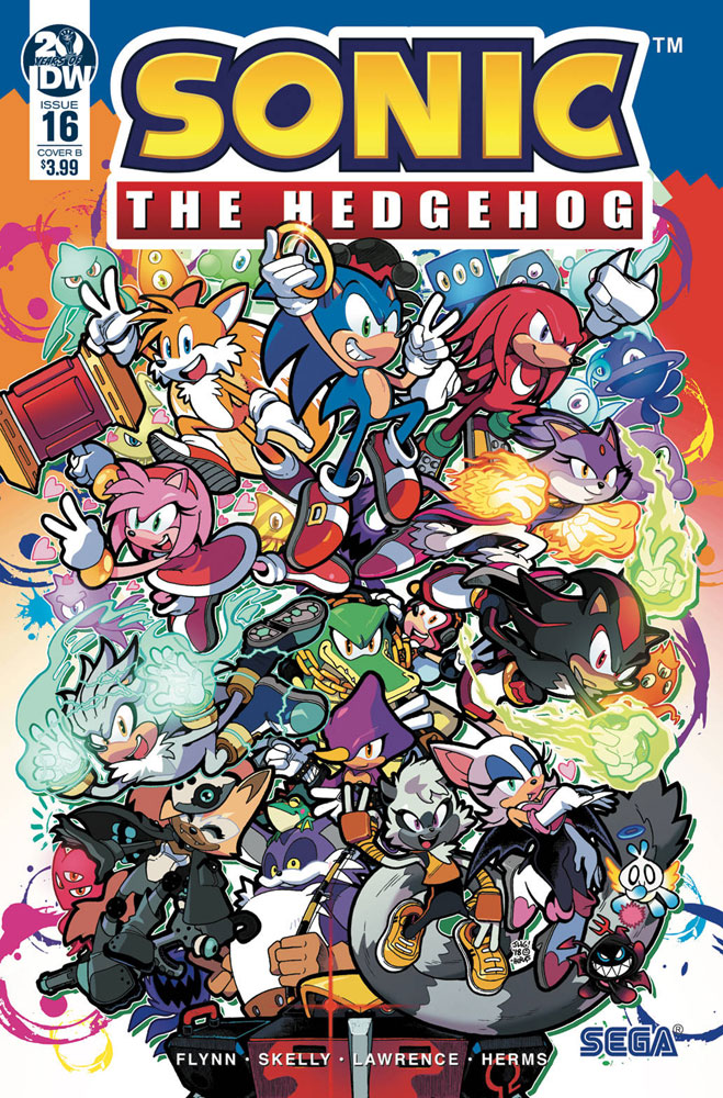 Image: Sonic the Hedgehog #16 (cover B - Gray) - IDW Publishing