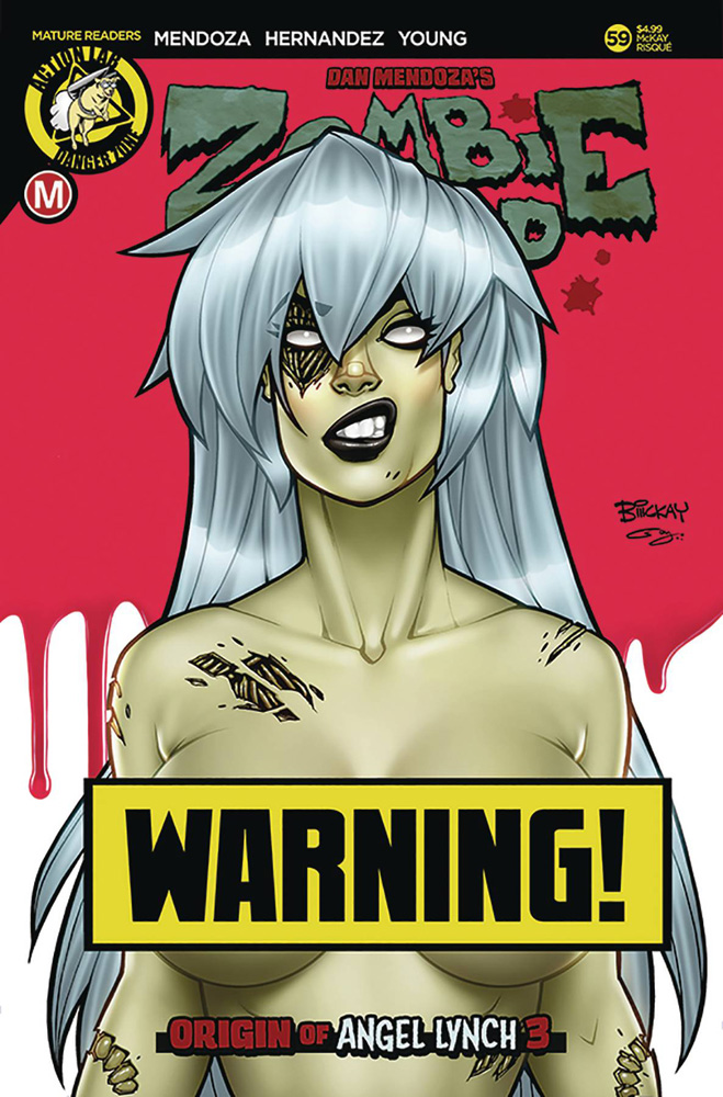 Image: Zombie Tramp #59 (cover D - McKay Risque) - Action Lab - Danger Zone