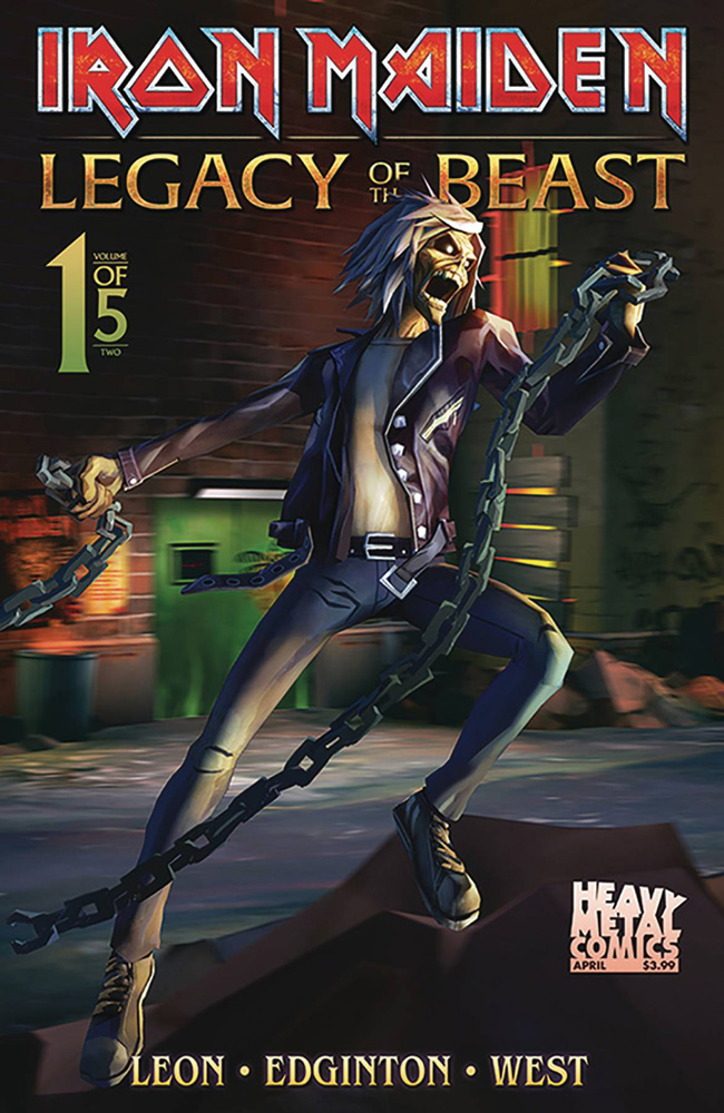 Image: Iron Maiden: Legacy of the Beast - Night City Vol. 02 #1 (cover B) - Heavy Metal Magazine