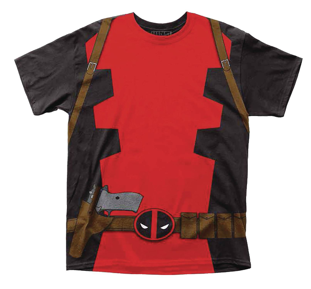 Image: Marvel Heroes T-Shirt: Deadpool Suit  (S) - Impact Merchandising