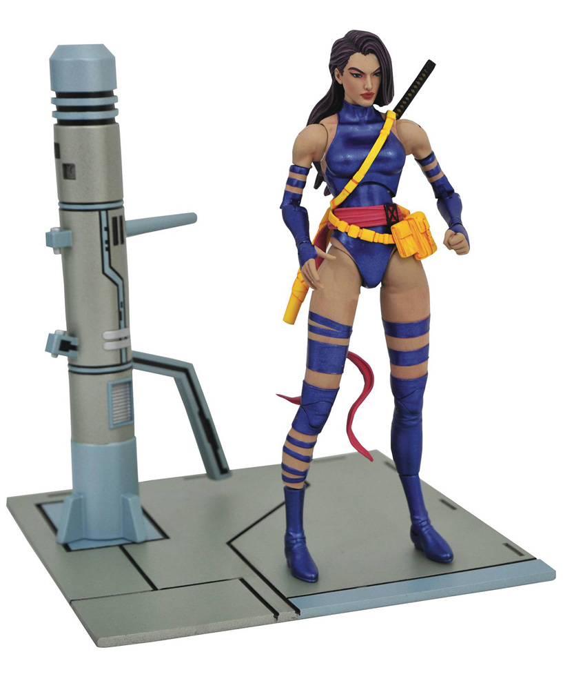 Image: Marvel Select Action Figure: Psylocke  - Diamond Select Toys LLC