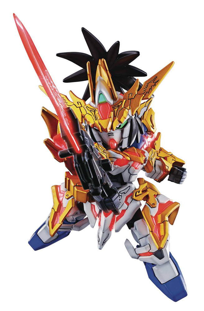 Image: Sangoku Soketsuden SD Model Kit: Liu Bei Unicorn Gundam  - Bandai Hobby