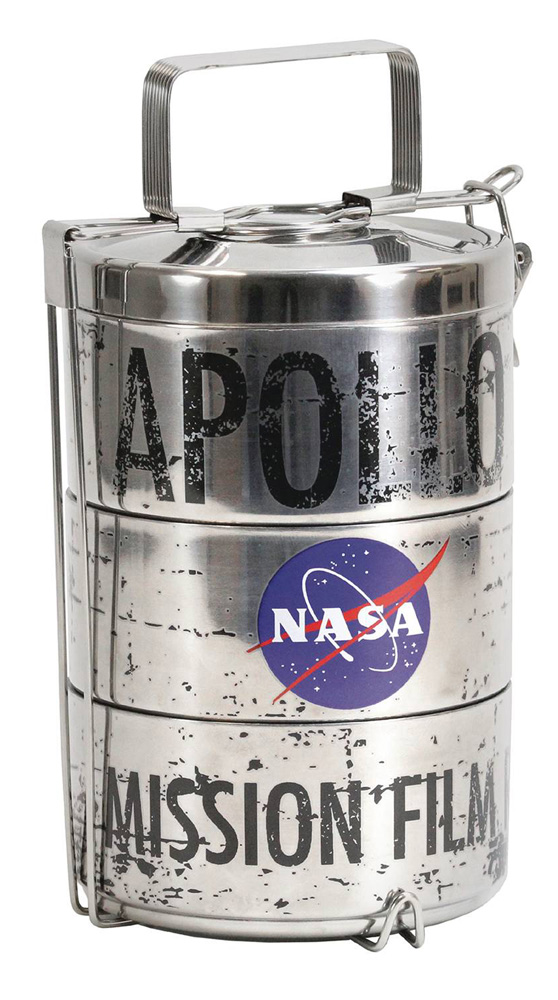 Image: NASA Apollo Moon Landing Film Canister Lunch Tins  - Crowded Coop, LLC