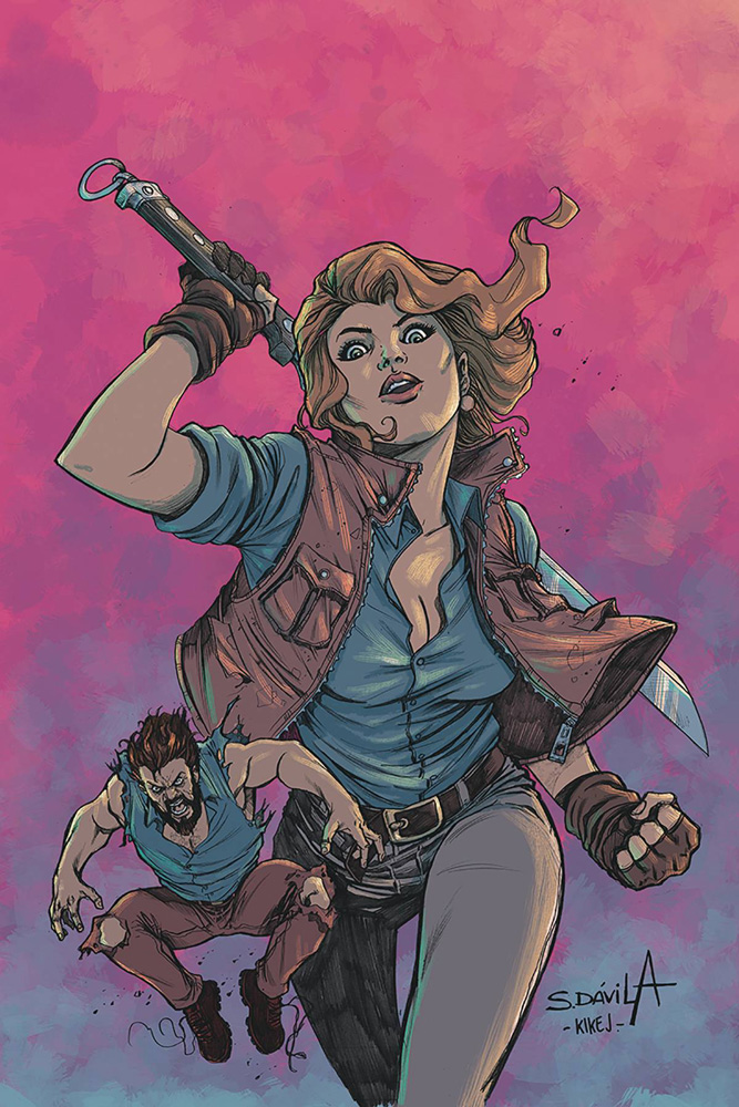 Image: Death to the Army of Darkness! #3 (variant cover - Davila virgin) - Dynamite