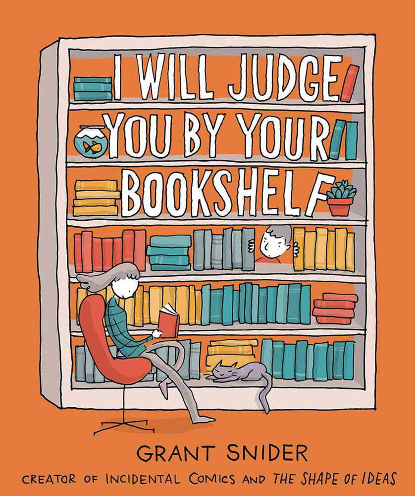 Image: I Will Judge You by Your Bookshelf HC  - Abrams Comicarts