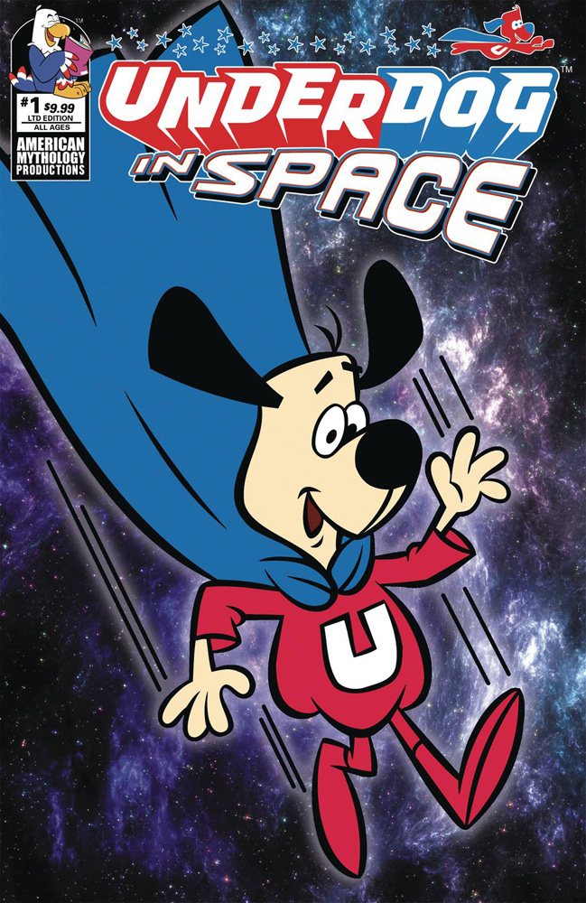 Image: Underdog in Space #1 (cover C - Retro Animation) - American Mythology Productions