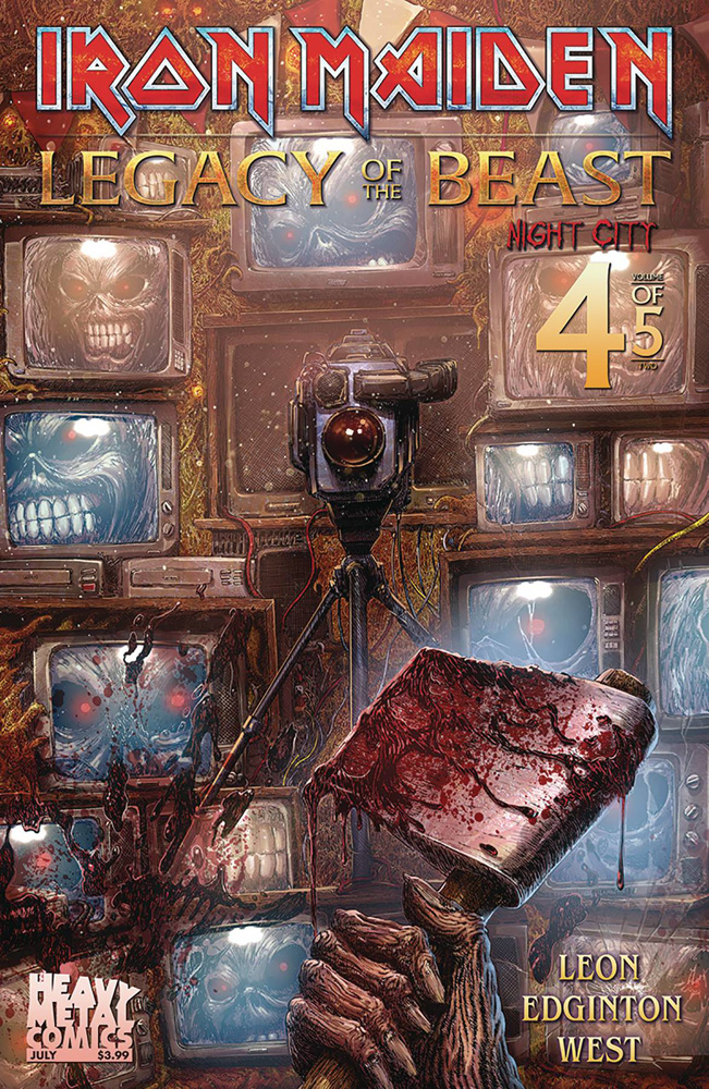 Image: Iron Maiden: Legacy of the Beast - Night City Vol. 02 #4 (cover A - John La Mantia)  [2020] - Heavy Metal Magazine