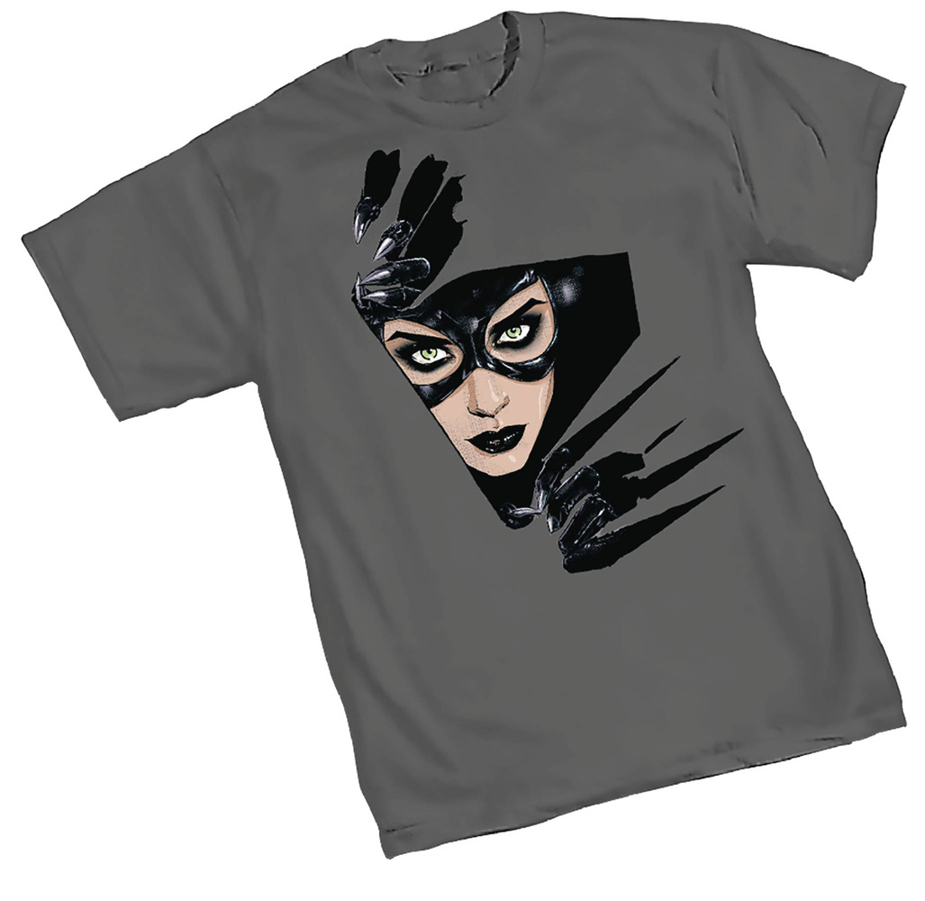 Image: DC T-Shirt: Catwoman Break Through  (S) - Graphitti Designs